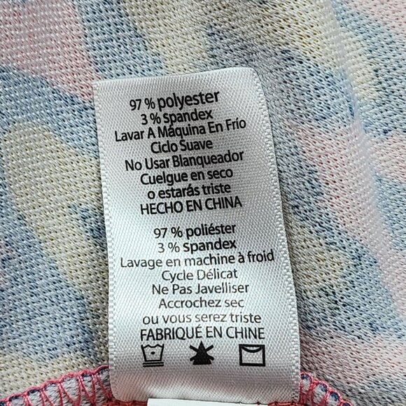 Womens LuLaRoe Pencil Skirt Chevron Pattern Multicolor Size 2XL - Picture 9 of 11